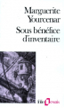 Couverture Sous bénéfice d'inventaire Editions Folio  (Essais) 1988