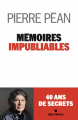 Couverture Mémoires impubliables Editions Albin Michel 2020