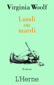 Couverture Lundi ou mardi Editions de L'Herne 2014