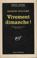 Couverture Vivement dimanche ! Editions Gallimard  (Série noire) 1963