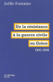 Couverture De la résistance à la guerre civile en Grèce 1941-1946 Editions La Fabrique 2012