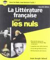 Couverture La littérature française pour les nuls Editions First (Pour les nuls) 2014