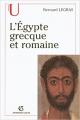 Couverture L’Egypte grecque et romaine Editions Armand Colin (U) 2004