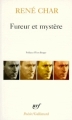 Couverture Fureur et mystère Editions Gallimard  (Poésie) 1967
