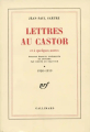 Couverture Lettres au castor et à quelques autres, tome 1 : 1926-1939 Editions Gallimard  (Blanche) 2018
