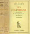 Couverture Confessions Editions Garnier (Classiques) 1950