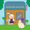 Couverture Au salon de coiffure de monsieur Mouton Editions Actes Sud (Junior) 2020