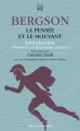 Couverture La pensée et le mouvant : Introduction, parties 1 et 2 Editions Desclée de Brouwer 2020