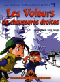 Couverture Les mystères de Donatien et Justine, tome 1 : Les voleurs de chaussures droites Editions Boréal (Maboul) 2000