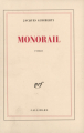 Couverture Monorail Editions Gallimard  (Blanche) 1964