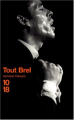 Couverture Tout Brel Editions 10/18 2005