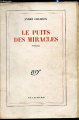 Couverture Le puits des miracles Editions Gallimard  (Blanche) 1945