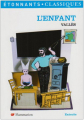 Couverture L'Enfant, extraits Editions Flammarion 2007