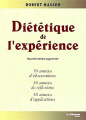 Couverture Diététique de l'expérience Editions Guy Trédaniel 2014