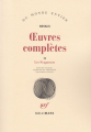 Couverture Oeuvres Complètes, tome 2 : Les Fragments Editions Gallimard  (Du monde entier) 1975