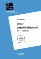 Couverture Droit constitutionnel Editions Dalloz (Séquences) 2017