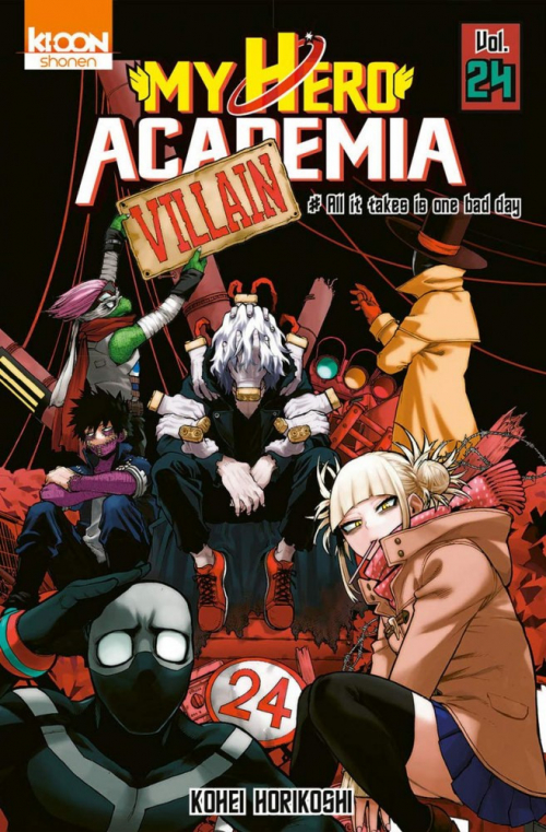 Couverture My Hero Academia, tome 24 : All it takes is one bad day