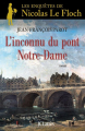 Couverture L'inconnu du pont Notre-Dame Editions JC Lattès 2015