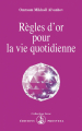 Couverture Règles d'or pour la vie quotidienne Editions Prosveta 1988