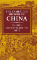 Couverture The Cambridge History of China, book 11, part 2 Editions Cambridge university press 1980