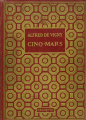 Couverture Cinq-Mars Editions Hachette 1926