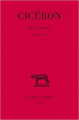 Couverture Les Tusculanes livre 1-2 Editions Les Belles Lettres (Collection des universités de France - Série latine) 1931