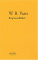 Couverture Reponsabilités, poèmes de jeunesse 2, 1900-1914 Editions Verdier 2003