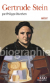 Couverture Gertrude Stein Editions Folio  2020