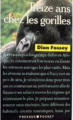 Couverture Treize ans chez les gorilles Editions Presses pocket 1984