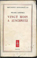 Couverture Vingt mois a Auschwitz  Editions Nagel 1945