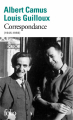 Couverture Correspondance 1945-1959 Editions Folio  2020