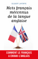 Couverture Mots français méconnus de la langue anglaise  Editions Autoédité 2020