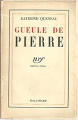 Couverture Gueule de pierre Editions Gallimard  (Blanche) 1934