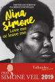 Couverture Nina Simone : Love me or leave me Editions Tallandier 2019