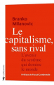 Couverture Le capitalisme, sans rival Editions La Découverte 2020