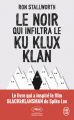 Couverture Le noir qui infiltra le Ku Klux Klan Editions J'ai Lu 2020