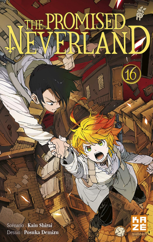 Couverture The Promised Neverland, tome 16