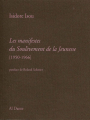 Couverture Les manifestes du soulèvement de la jeunesse: 1950-1966 Editions Al dante 2004