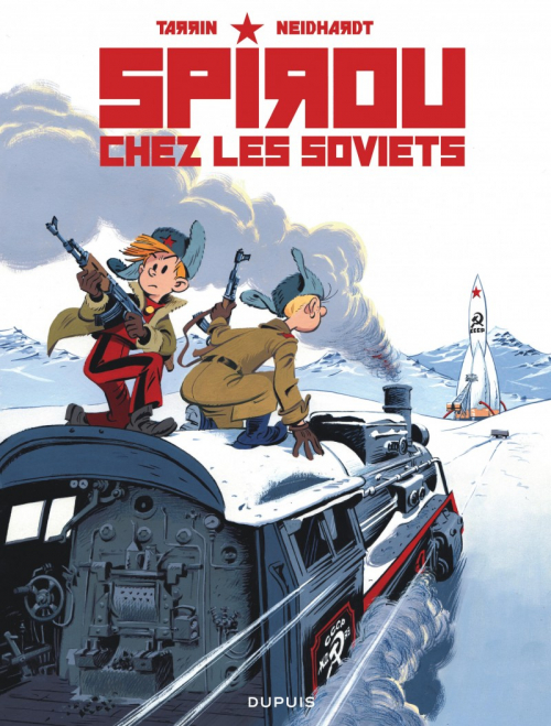 Couverture Une aventure de Spirou et Fantasio par..., tome 17 : Spirou chez les Soviets