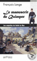 Couverture Les enquêtes de Fañch Le Roy, tome 1 : Le manuscrit de Quimper Editions du Palémon 2018