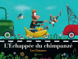 Couverture L'échappée du chimpanzé Editions Cambourakis 2020