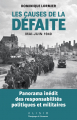 Couverture Les causes de la défaite : Mai-juin 1940 Editions Alisio (Témoignages & documents) 2020