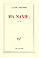 Couverture Ma Nanie, Editions Gallimard  (Blanche) 2003