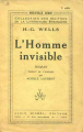 Couverture L'homme invisible Editions Albin Michel 1958