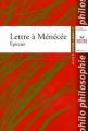 Couverture Lettre à Ménécée Editions Hatier (Classiques & cie - Philosophie / Philo) 2009