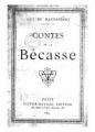 Couverture Contes de la bécasse Editions Victor Havard 1894