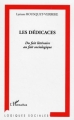 Couverture Les dédicaces : Du fait littéraire au fait sociologique Editions L'Harmattan 2004