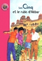 Couverture Les Cinq et le diamant bleu / Les Cinq et le rubis d'Akbar Editions Hachette (Bibliothèque Rose) 1980
