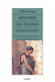 Couverture Histoire des femmes philosophes Editions Arléa 2003