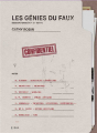 Couverture Les génies du faux Editions E/P/A 2020